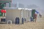 Xangri-lá, RS, BRASIL, 11/01/2024- Prefeitura de Xangri-lá, no Litoral Norte, decretará limite de tendas que poderão ser pré-montadas na praia. Foto: Lauro Alves  / Agencia RBS<!-- NICAID(15647332) -->