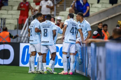 Gremio x FortalezaFORTALEZA, CE, BRASIL, 09-11-2025: Fortaleza vs Grêmio, no Castelão. Foto: Lucas Uebel/Grêmio FBPA/DivulgaçãoEditoria: SPOLocal: FortalezaIndexador: Lucas UebelSecao: futebolFonte: Gremio.netFotógrafo: Gremio x Fortaleza<!-- NICAID(16164085) -->