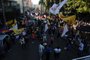 CAXIAS DO SUL, RS, BRASIL (29/05/2021)Protesto contra Bolsonaro na Praça Dante em Caxias do SUl. (Antonio Valiente/Agência RBS)<!-- NICAID(14795943) -->