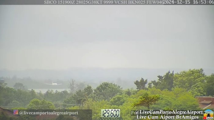 Reprodução / Canal Camera Aeroporto Porto Alegre BrAmigos