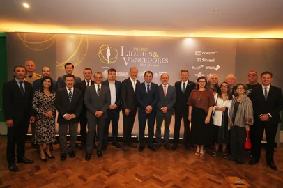 Sérgio Gonzalez / Divulgação PORTO ALEGRE, RS, BRASIL - 11/11/2025 - Foi entregue, nesta terça-feira (11), o Prêmio Líderes & Vencedores, promovido pela Federação de Entidades Empresariais do Rio Grande Sul (Federasul) e pela Assembleia Legislativa (Foto: Sérgio Gonzalez/Divulgação)<!-- NICAID(16165405) -->
