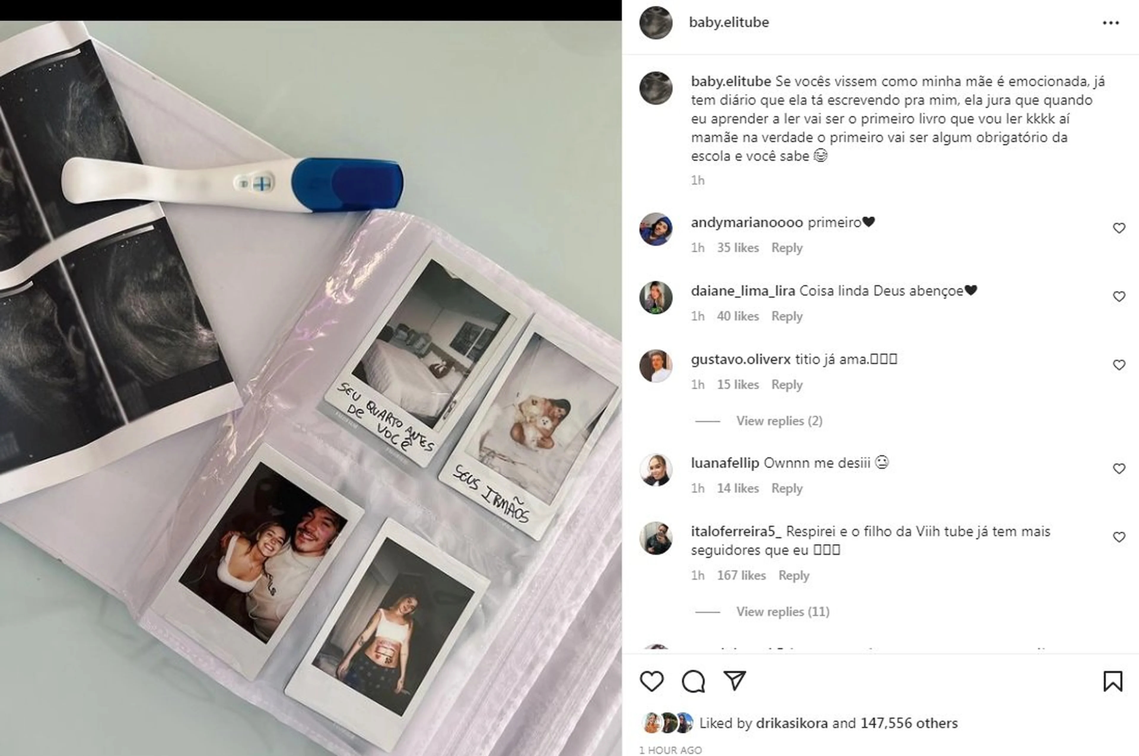 Reprodução/Instagram/@baby.elitube