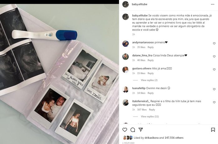 Reprodução / Instagram/@baby.elitube