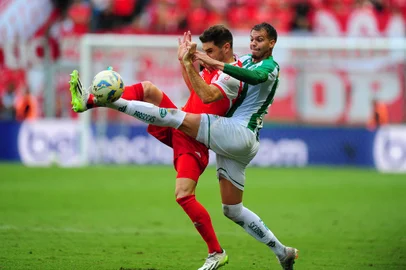 CAXIAS DO SUL, RS, BRASIL, 17/03/2024. Juventude x Internacional (JuveNal), jogo de ida da semifinal do Campeonato Gaúcho (Gauchão 2024) e realizado no estádio Alfredo Jaconi.  (Porthus Junior/Agência RBS)<!-- NICAID(15708071) -->