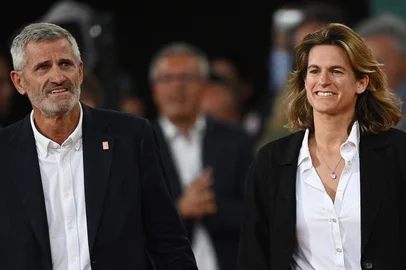 Gilles Morettonv e Amélie Mauresmo, Roland Garros