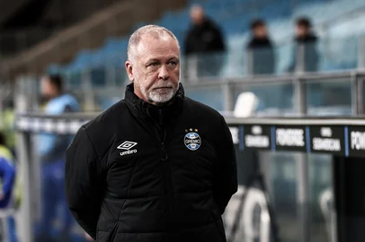 PORTO ALEGRE, RS, Brasil: Grêmio x Esportivo Luqueño se enfrentam pela Copa Sul Americana, na Arena, em Porto Alegre. Fotos: Duda Fortes/Agencia RBS<!-- NICAID(16048669) -->