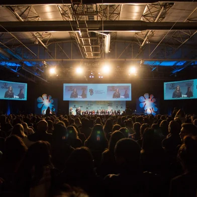 Liderança feminina, formato híbrido e diverso: como será o Festival Mundial de Publicidade de Gramado, que começa quarta. Na foto, última edição do evento, em 2019<!-- NICAID(15184514) -->