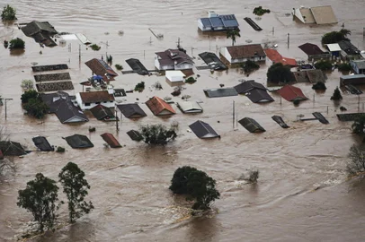 Enchentes no Vale do Taquari. Cidade de Encantado.Indexador: Andre Avila<!-- NICAID(15532930) -->