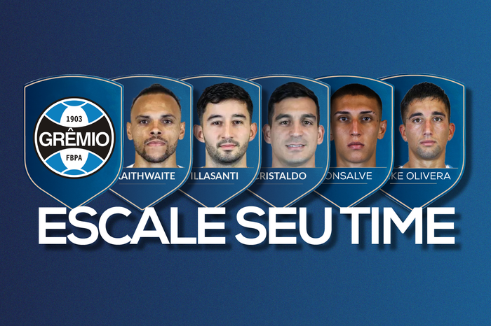 Arte sobre fotos de divulgação / Grêmio