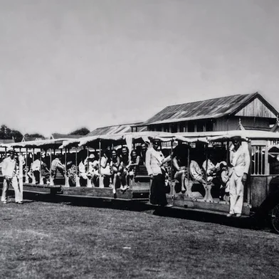 Bonde de Tramandaí na década de 1930<!-- NICAID(15666759) -->