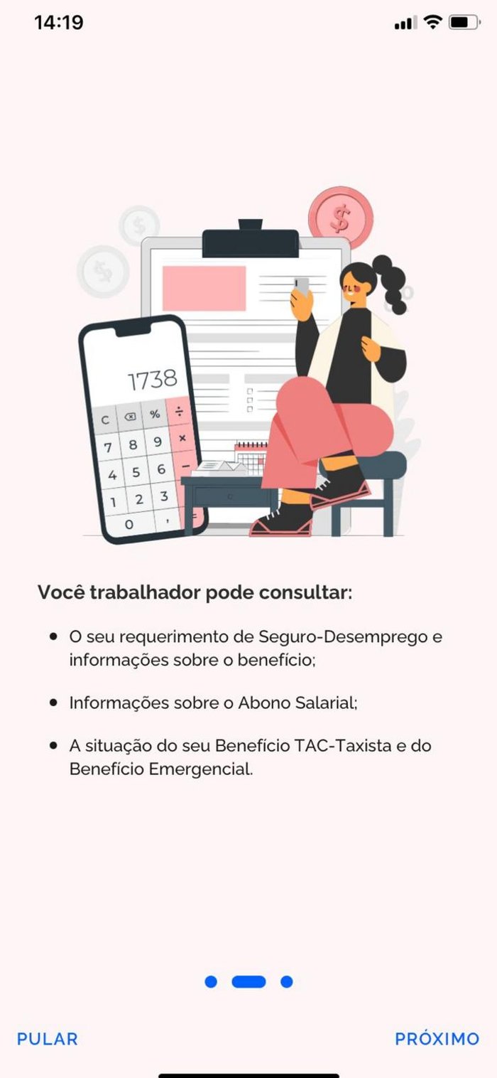 Carteira de Trabalho Digital / Reprodução Carteira de Trabalho Digital / Reprodução