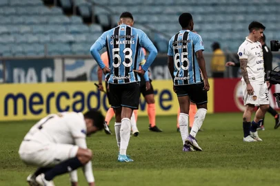 PORTO ALEGRE, RS, Brasil: Grêmio x Esportivo Luqueño, Sul Americana. Fotos: Duda Fortes/Agencia RBS<!-- NICAID(16048844) -->