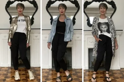 Looks Patrícia Pontalti com calça cargo