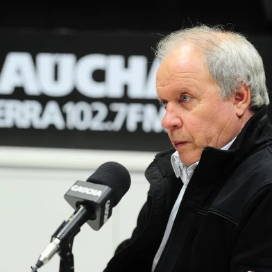 CAXIAS DO SUL, RS, BRASIL, 26/08/2019. Osvaldo Pioner, diretor geral de futebol do Juventude é o e convidado do Show dos Esportes da Gaúcha Serra. (Porthus Junior/Agência RBS)<!-- NICAID(14222896) -->