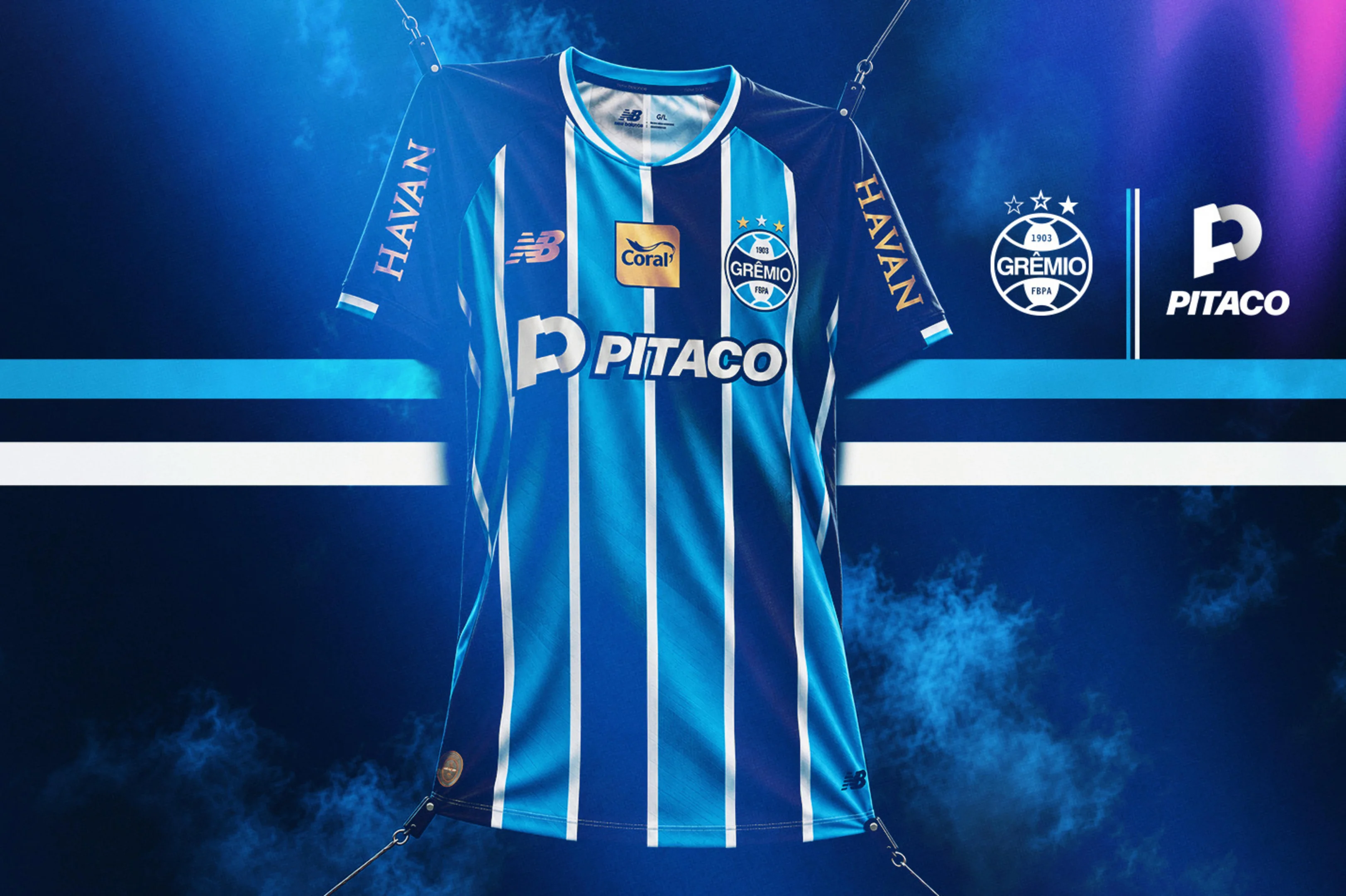 Grêmio anuncia Pitaco como novo patrocinador máster