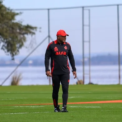 roger no treino do inter