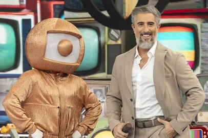 Globolinha e Marcos Mion.<!-- NICAID(16158040) -->