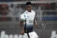 O zagueiro Félix Torres no jogo da Sul-Americana entre América de Cali e Corinthians<!-- NICAID(16199596) -->