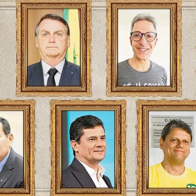 Com Bolsonaro nos Estados Unidos, futuro da liderança da direita no Brasil está em aberto e há chance de pulverização - Foto: Arte GZH/Agência RBS<!-- NICAID(15365899) -->
