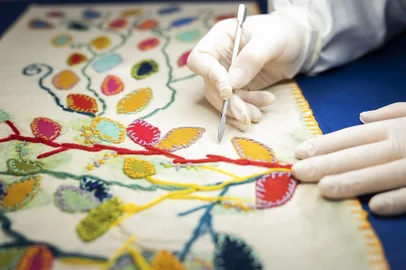 Carlos Macedo / Divulgação Projeto recupera acervo artístico da Oficina de Criatividade do Hospital Psiquiátrico São Pedro atingido pela enchente de 2024<!-- NICAID(16207109) -->