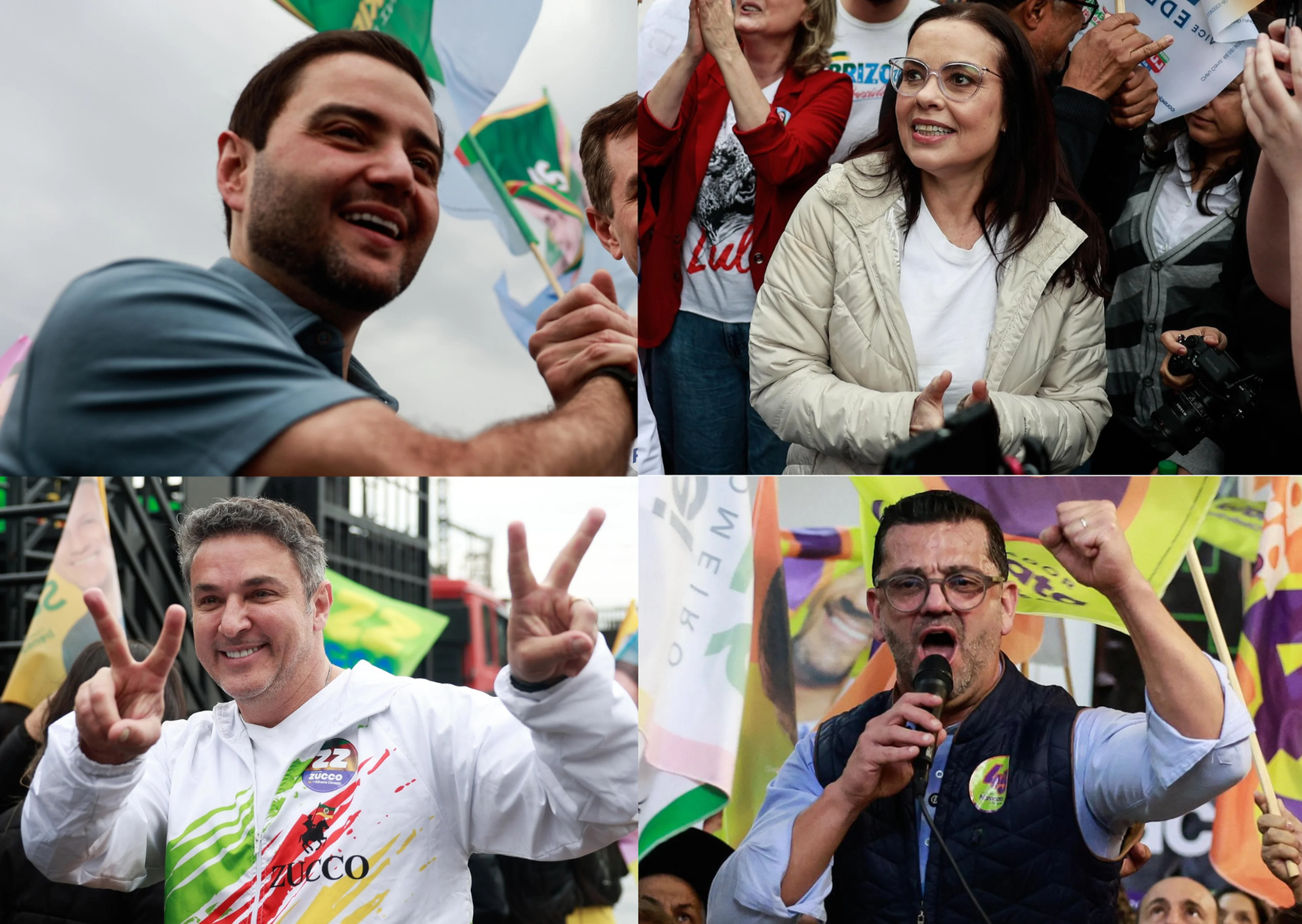 Montagem com fotos de Duda Fortes/Agência RBS