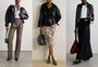 Oito inspirações para renovar os looks com jaqueta de couro preta