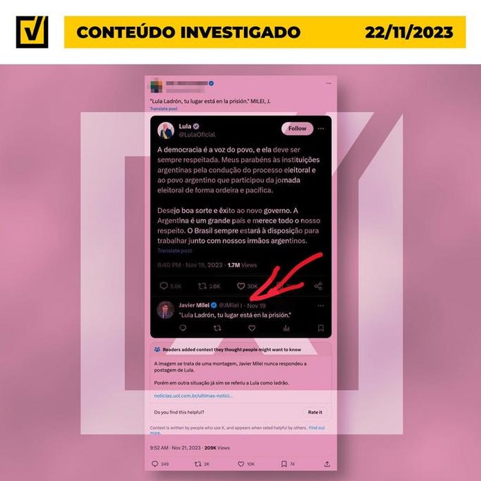 Projeto Comprova / Divulgação