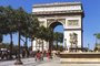 O Arco do Triunfo, situado na Praça Charles de Gaulle, no final do Champs-Elysées em Paris,#PÁGINA: 2#NÃO VEIO Fonte: Divulgação Fotógrafo: Turismo francês<!-- NICAID(1478794) -->