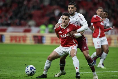 PORTO ALEGRE, RS, BRASIL, 30-07-2025: Inter e Fluminense, válido pela ida das oitavas de final da Copa do Brasil. Fotos: Renan Mattos/Agencia RBS<!-- NICAID(16091330) -->