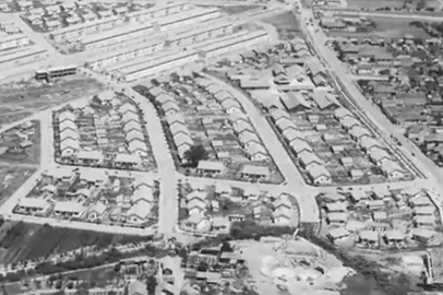 Vídeo de 1949 com obras da Vila do IAPI, em Porto Alegre<!-- NICAID(15142557) -->