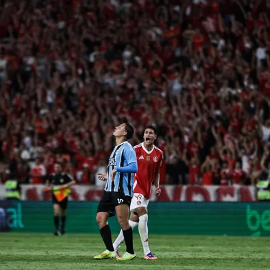 PORTO ALEGRE, RS , BRASIL, 25-01-2026: Internacional x Grêmio, clássico GRE-NAL número 449, válido pela quinta rodada do Gauchão 2026, realizado no estádio Beira-Rio. Foto: Renan Mattos/Agência RBS<!-- NICAID(16211526) -->