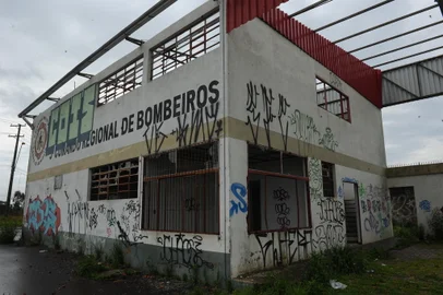 CAXIAS DO SUL, RS, BRASIL (06/10/2021) Quartel da Zona Norte, localizado às margens da RS-453, bairro Pôr do Sol. (Antonio Valiente/Agência RBS)<!-- NICAID(14907678) -->