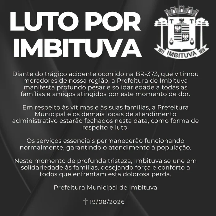 Prefeitura de Imbituva / Divulgação
