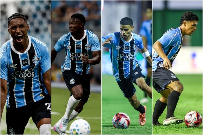 Montagem sobre fotos de Duda Fortes e Lucas Uebel / Agência RBS e Grêmio/Divulgação