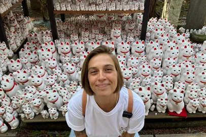Marina Guaragna, influencer de viagens.Japão<!-- NICAID(15851006) -->
