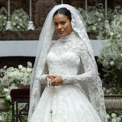 Cerimônia de casamento de Maria de Fátima (Bella Campos) e Afonso (Humberto Carrão).<!-- NICAID(16076440) -->