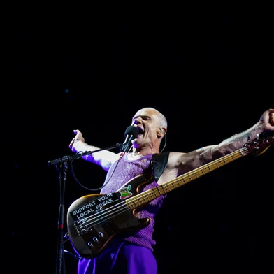 PORTO ALEGRE, RS, BRASIL, 16.11.2023: show da banda Red Hot Chilli Peppers em Porto Alegre. Foto: Camila Hermes/Agencia RBS<!-- NICAID(15600161) -->