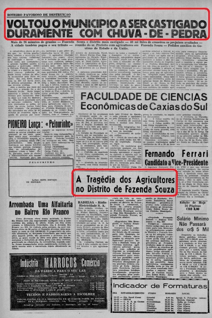 Jornal Pioneiro / reprodução