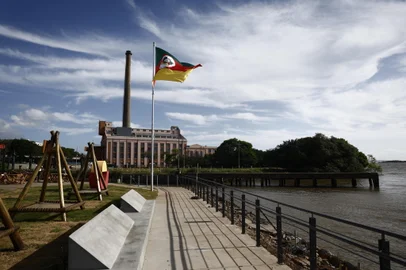 Porto Alegre, RS, Brasil, 08/11/2024 - Governador confere Cais Embarcadero após reforma - Foto: André Ávila/Agência RBS<!-- NICAID(15910214) -->