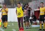 "Hoje era pra gente ter vencido e infelizmente não aconteceu", diz técnico do Caxias após empate em Bagé