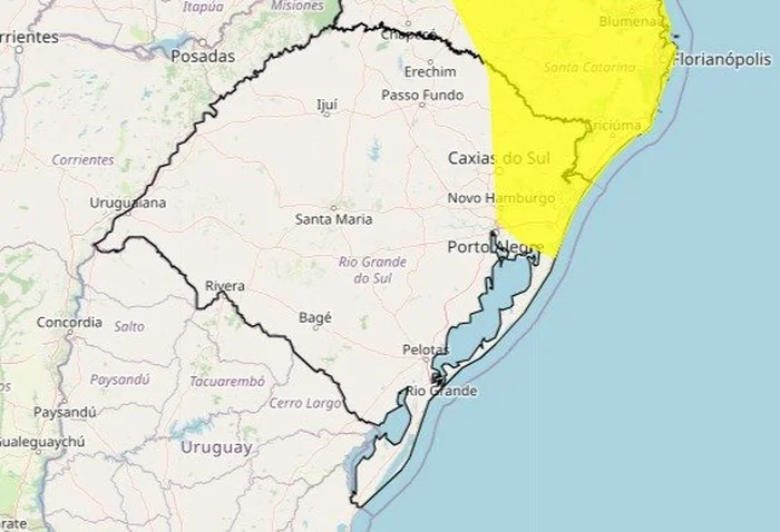 Instituto Nacional de Meteorologia (Inmet) / Reprodução