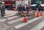 Vídeo mostra primeira explosão ocorrida em rua do Centro Histórico de Porto Alegre