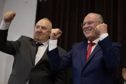 Foram empossados o prefeito Rogério Monteiro, o vice Alceu Seehaber, e os 13 vereadores que seguem para o mandato de 2025 a 2028.<!-- NICAID(15946522) -->