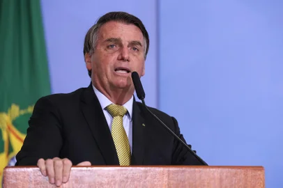 29/06/2021 Cerimônia de lançamento do Novo Sistema de Recadastramento de Pescadores Profissionais e da Rede Pesca Brasil(Brasília-DF, 29/06/2021) Palavras do Presidente da República, Jair Bolsonaro.Foto: Isac Nóbrega/PR<!-- NICAID(14823236) -->