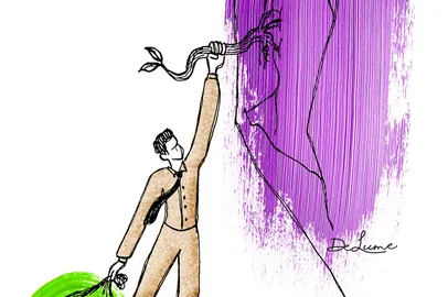 Ilustração de Deise Lume para a crônica "Abrir mão", de Pedro Guerra, a ser publicada na edição dos dias 22 e 23 de fevereiro.<!-- NICAID(15980258) -->