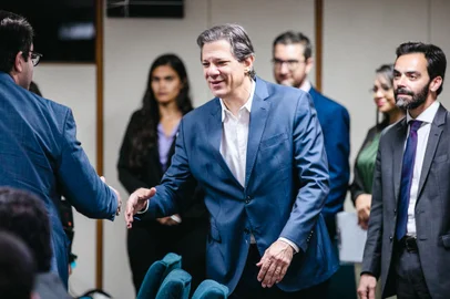 Ministro da Fazenda, Fernando Haddad, chega para café com jornalistas <!-- NICAID(15633199) -->