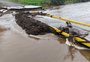 Quatro meses após reinauguração, ponte é arrastada pela água no Vale do Caí