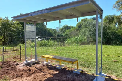 UFSM terá parada de ônibus com energia solar para lâmpadas e carregadores. Foto: UFSM/DIVULGAÇÃO<!-- NICAID(15075583) -->