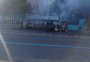 Incêndio atinge micro-ônibus na zona sul de Porto Alegre 