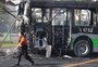 Avião que caiu em São Paulo derrubou poste antes de bater em ônibus e explodir